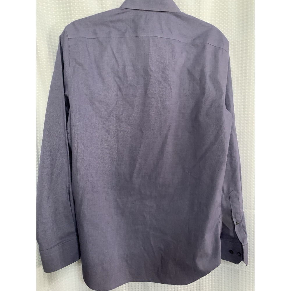 Banana Republic Grant Fit Button Up Wash‎ Shirt Mens Small Purple Long Sleeve - Picture 7 of 10